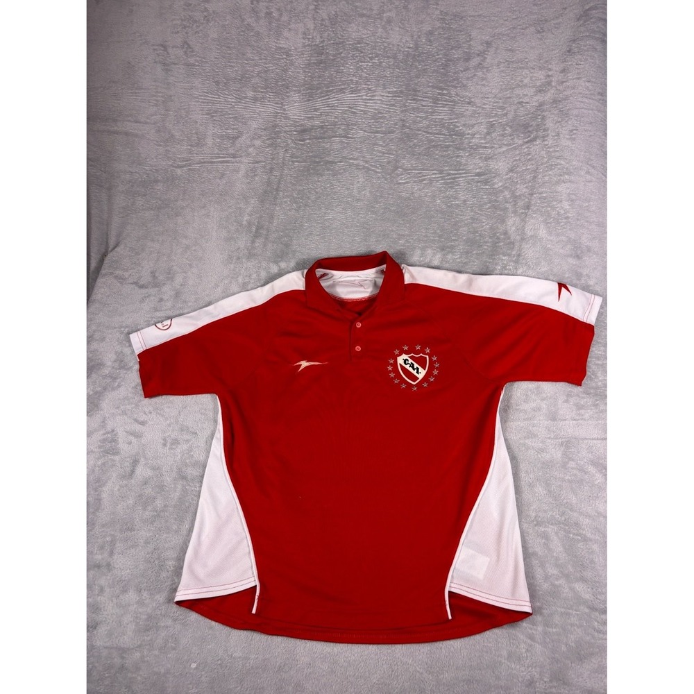 Topper C.A. Independiente Soccer Club Atlético Home Jersey Mens Size 42 Red